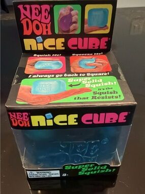 New! Nee Doh ice blue cube.